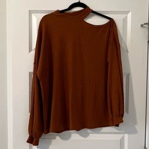 Cold Shoulder Sweater